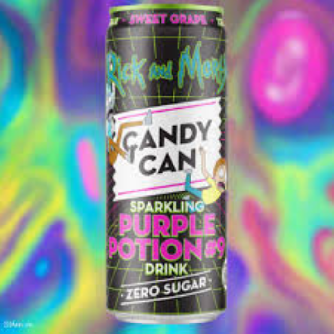 CANDY CAN RICK N MORTY PURPLE MIX SPARKLING D 330ML